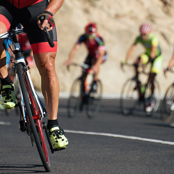 Group of people riding bikes