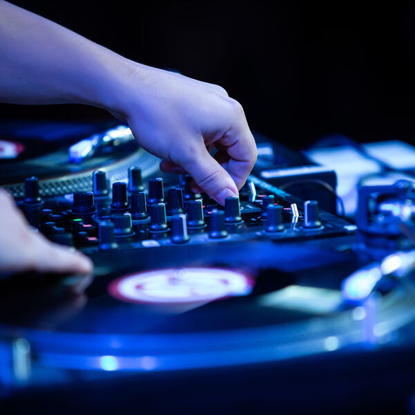 DJ playing music 