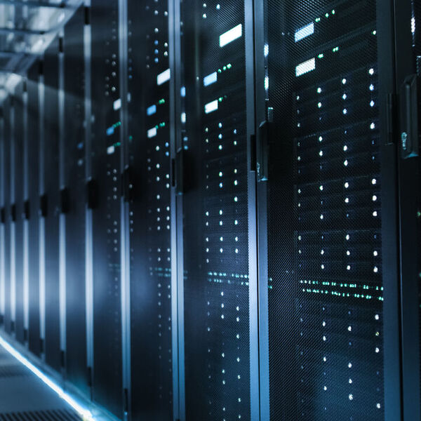 Servers in a server room