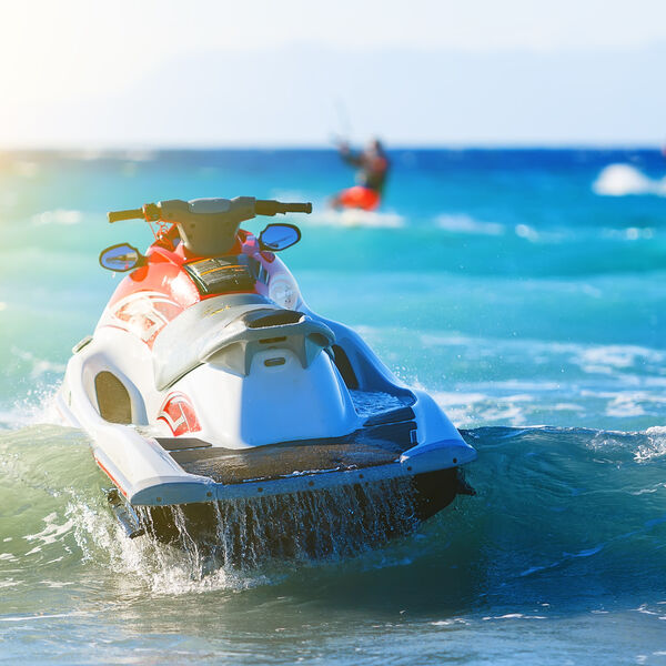 Jet ski in the water